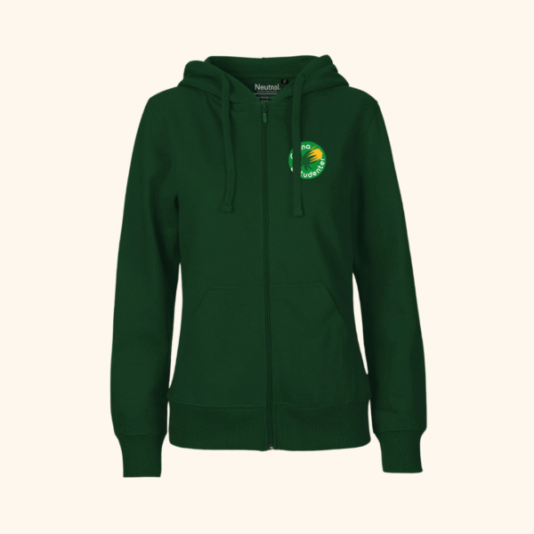 Zip hoodie mörkgrön - Bild 6